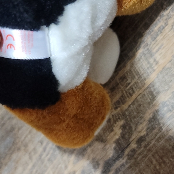 Gently Loved Ty plush dog Roscoe on tag Large 12 inches tall pet-free smoke-free - Picture 6 of 10